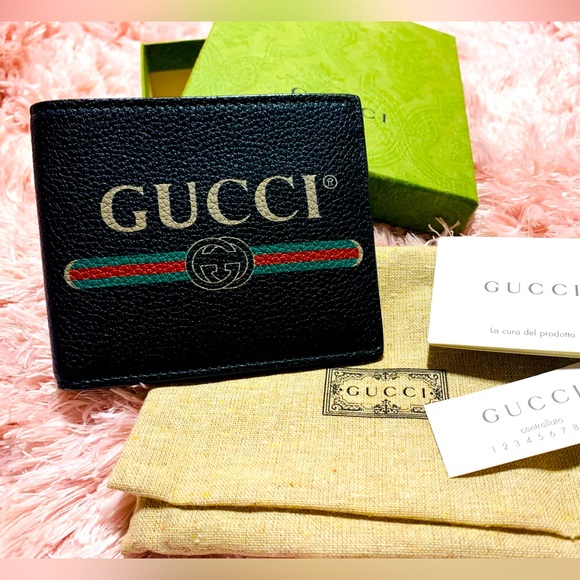 《SOLD》Gucci mens wallet in BLACK - NEW - Picture 1 of 6